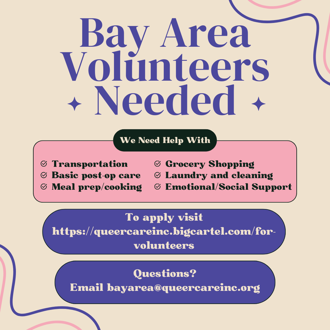 Support QueerCare by Volunteering and Supporting the Community 