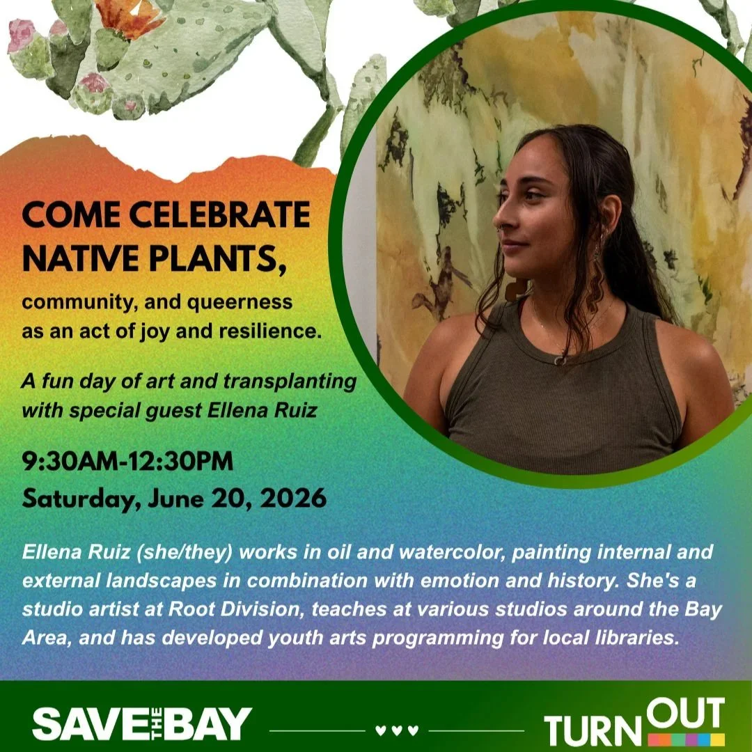 Save the Bay & TurnOut: Pride Nursery Gardening Day & Native Plant Botanical Illustration Workshop 