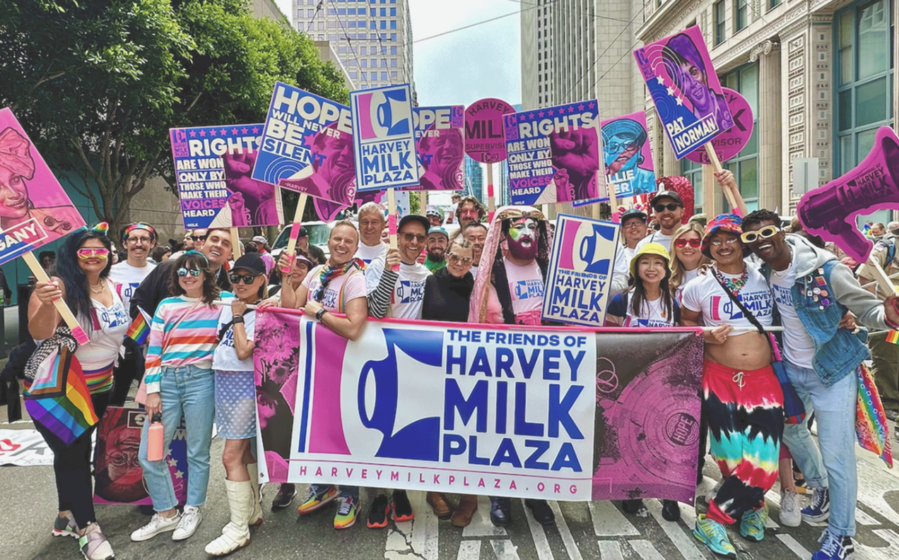 Volunteer to support the Harvey Milk Plaza Project!