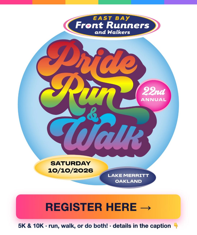  Volunteer for the 22nd Annual Pride Run & Walk