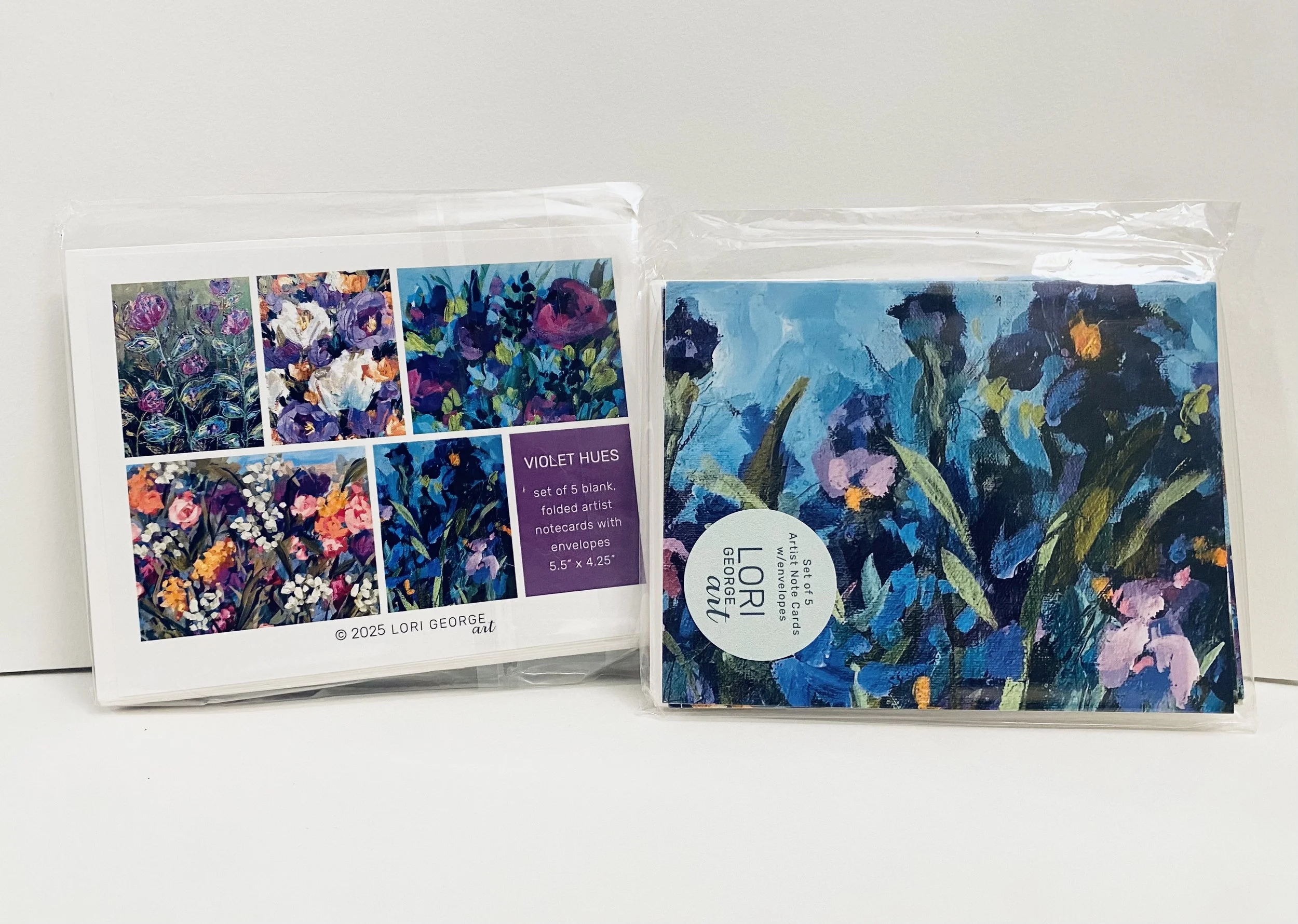 Artist Note Card Set - VIOLET HUES