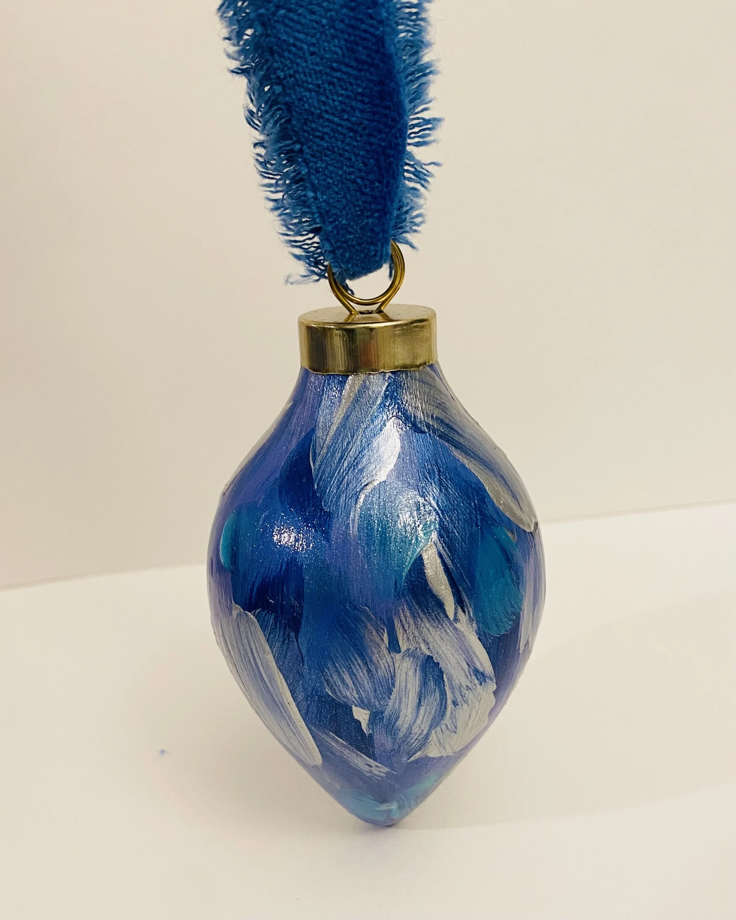 3" Bulb #4 Ceramic Ornament