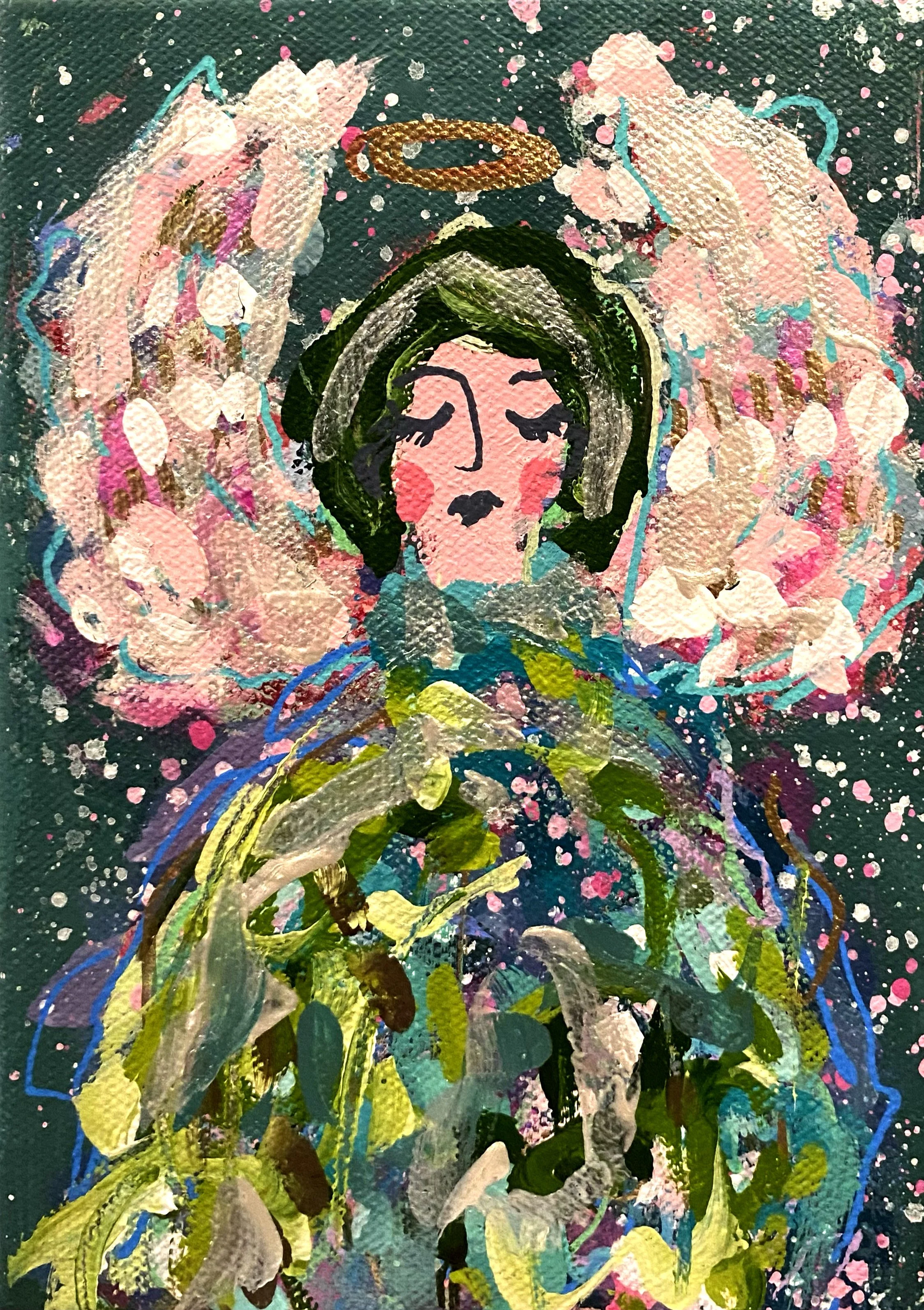 "Eden" 5x7 original painting on canvas