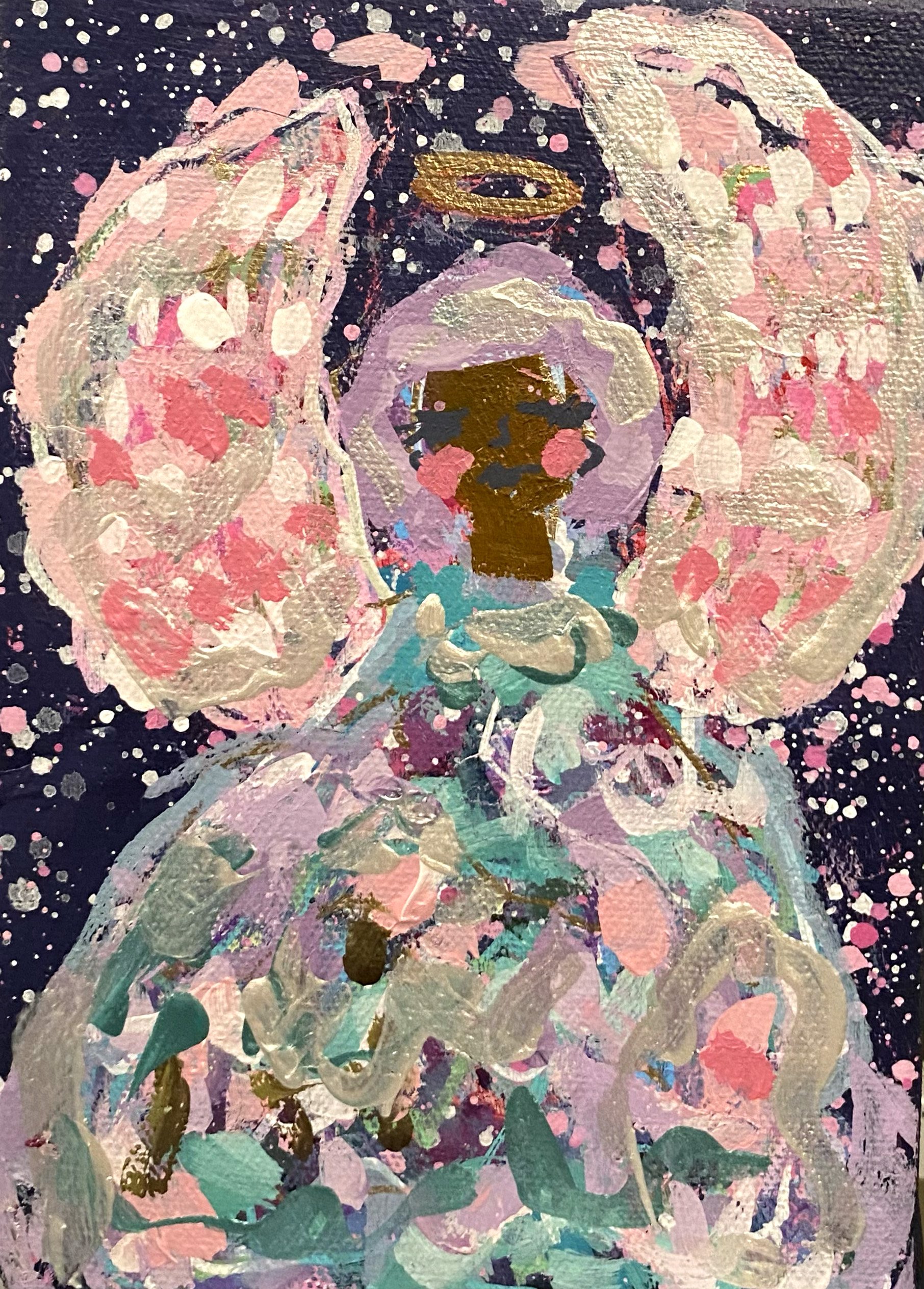 "Esther" 5x7 original painting on canvas