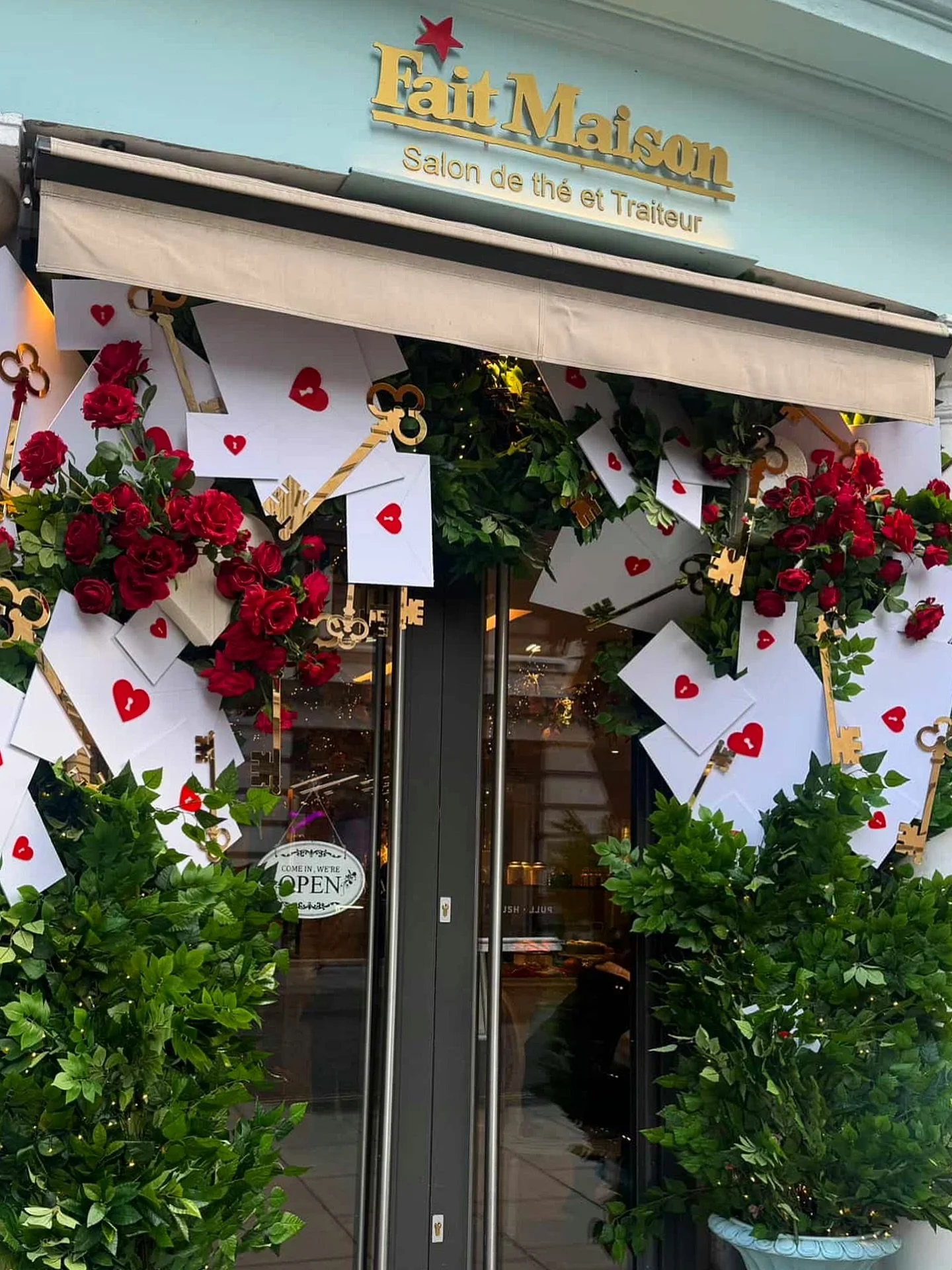 💌 Love is in the air at our Berkeley Street Fait Maison 💌 How gorgeous is our new Love Letter decor! ❤️

📸 @jomana.jpg 
#faitmaison #love #valentinesday #loveisintheair #loveletters