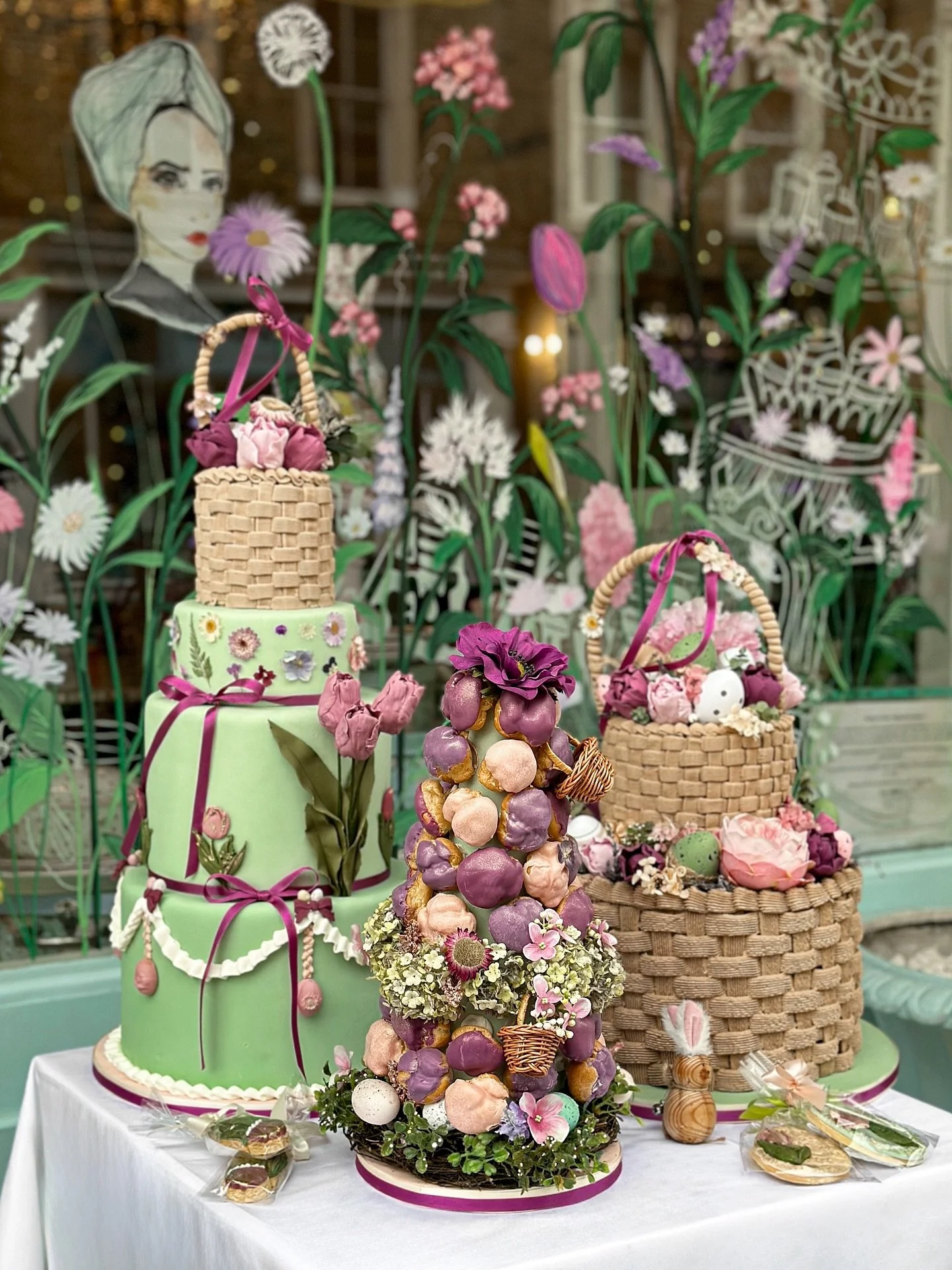 Om Waleed&rsquo;s new visionary Easter cake collection! ✨🍰🐇🌸

#cake #cakes #omwaleed #easter #londonrestaurant