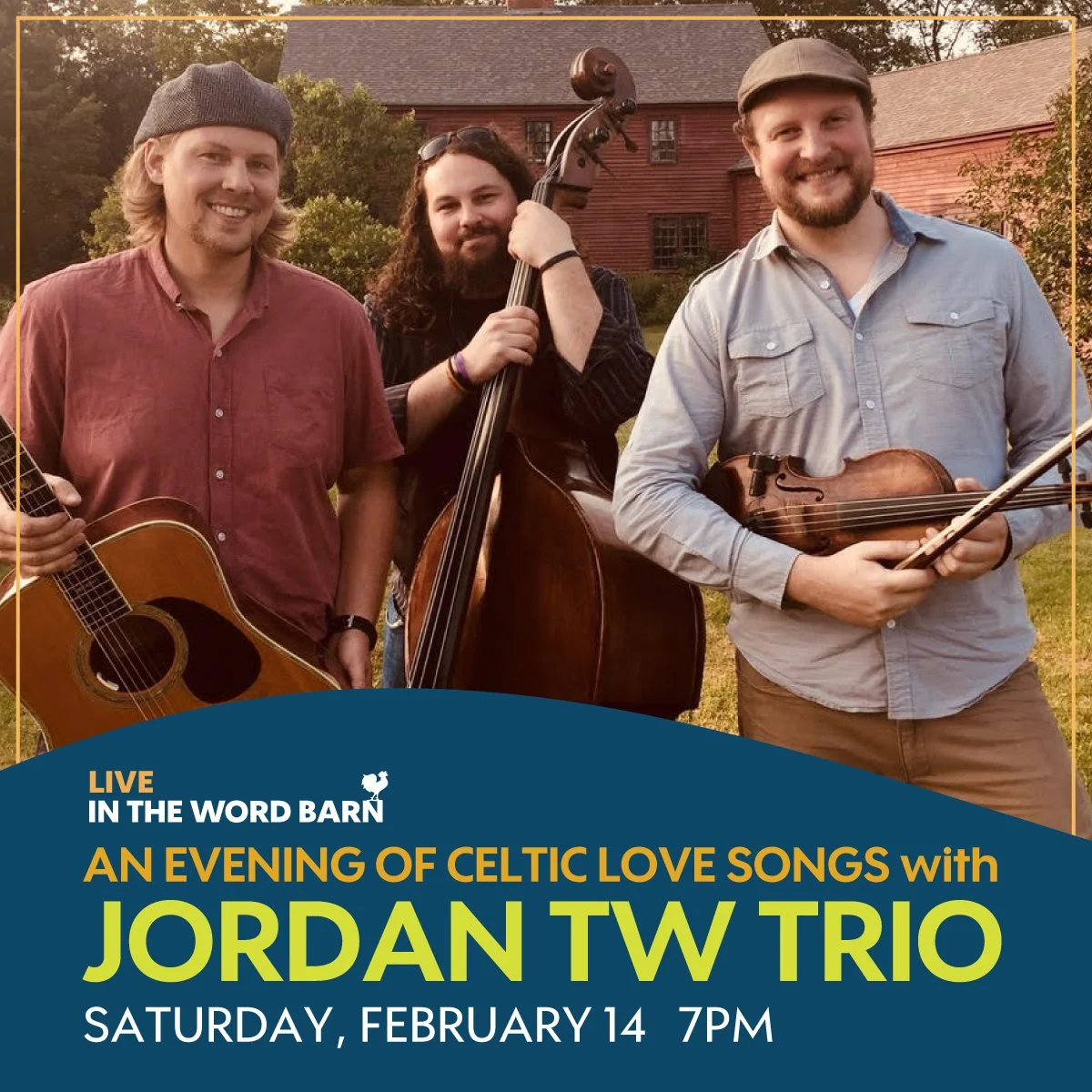 An Evening of Celtic Love Songs with the Jordan TW Trio