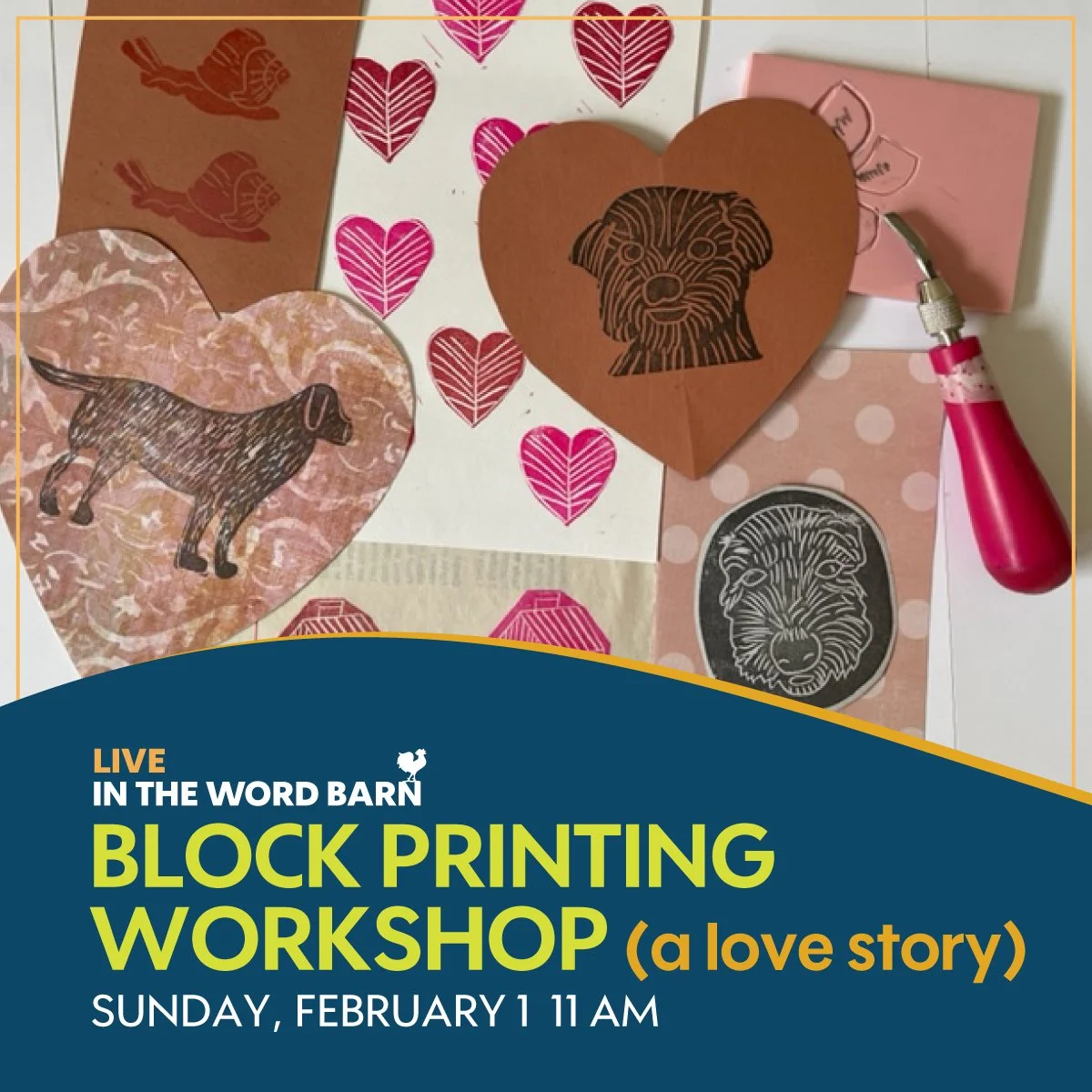 Block Printing Workshop (a love story)