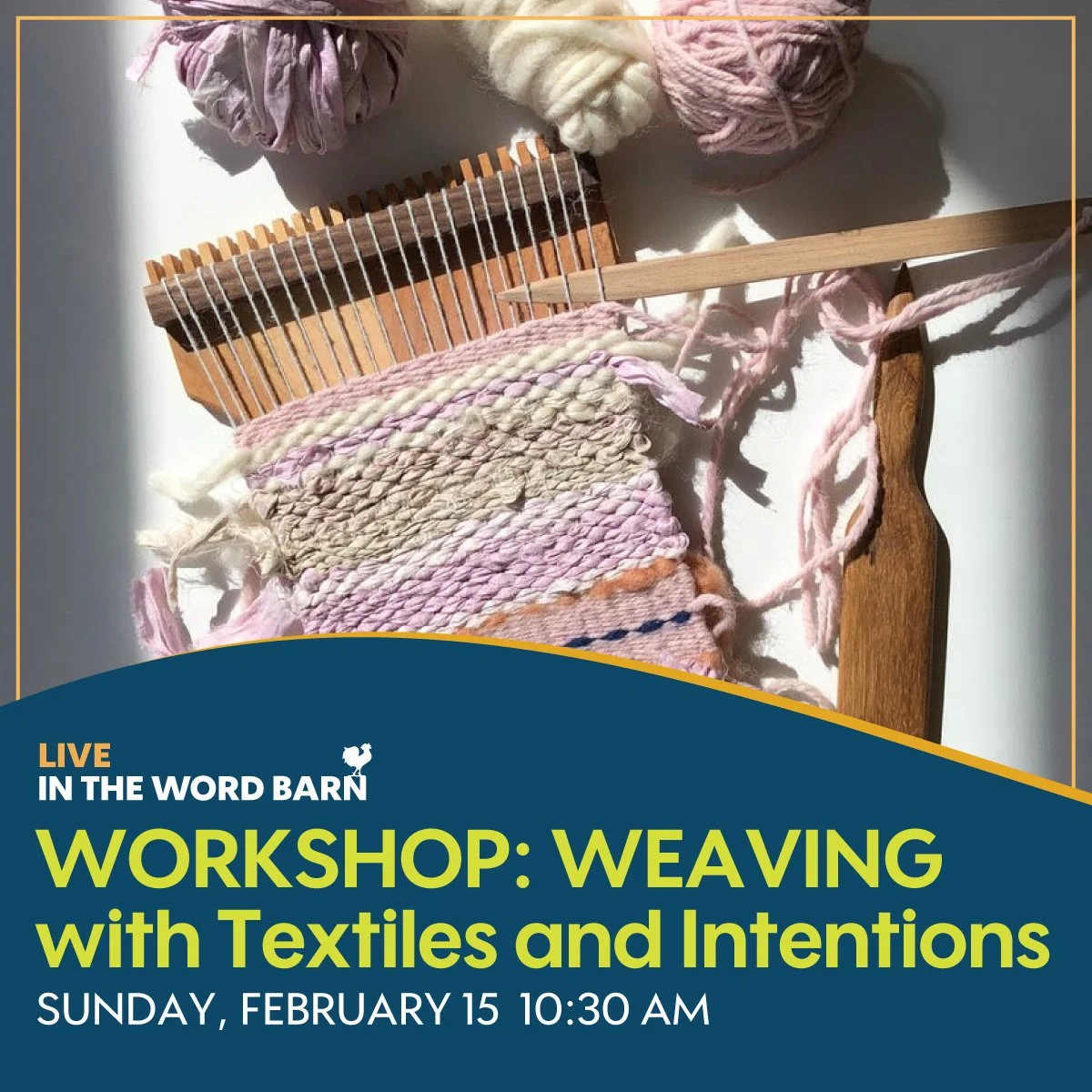 Workshop: Weaving with textiles &amp; intentions