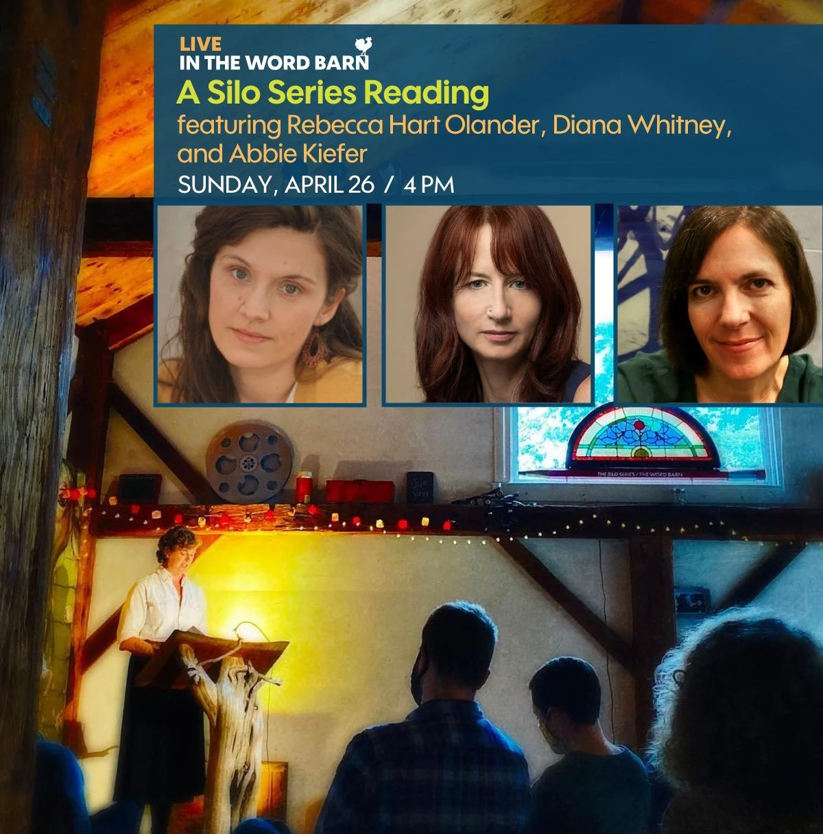 The Silo Series presents Rebecca Hart Olander, Diana Whitney, and Abbie Kiefer