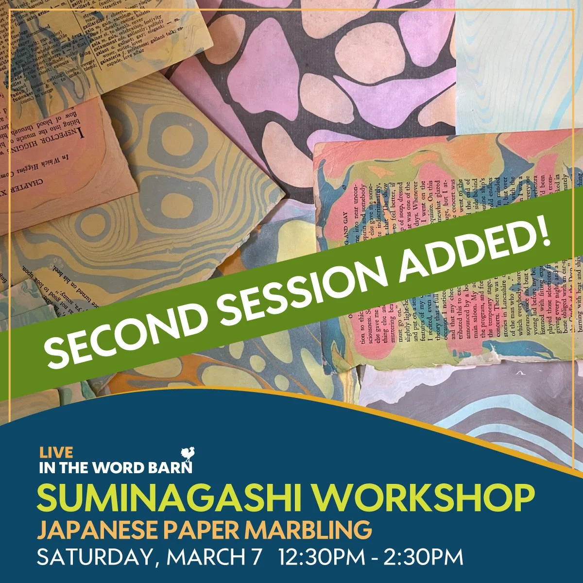 Suminagashi Workshop (Japanese Paper Marbling)