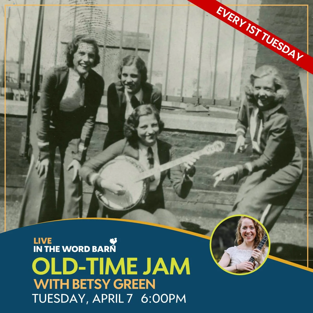 Old-Time Jam Session w/Betsy Green
