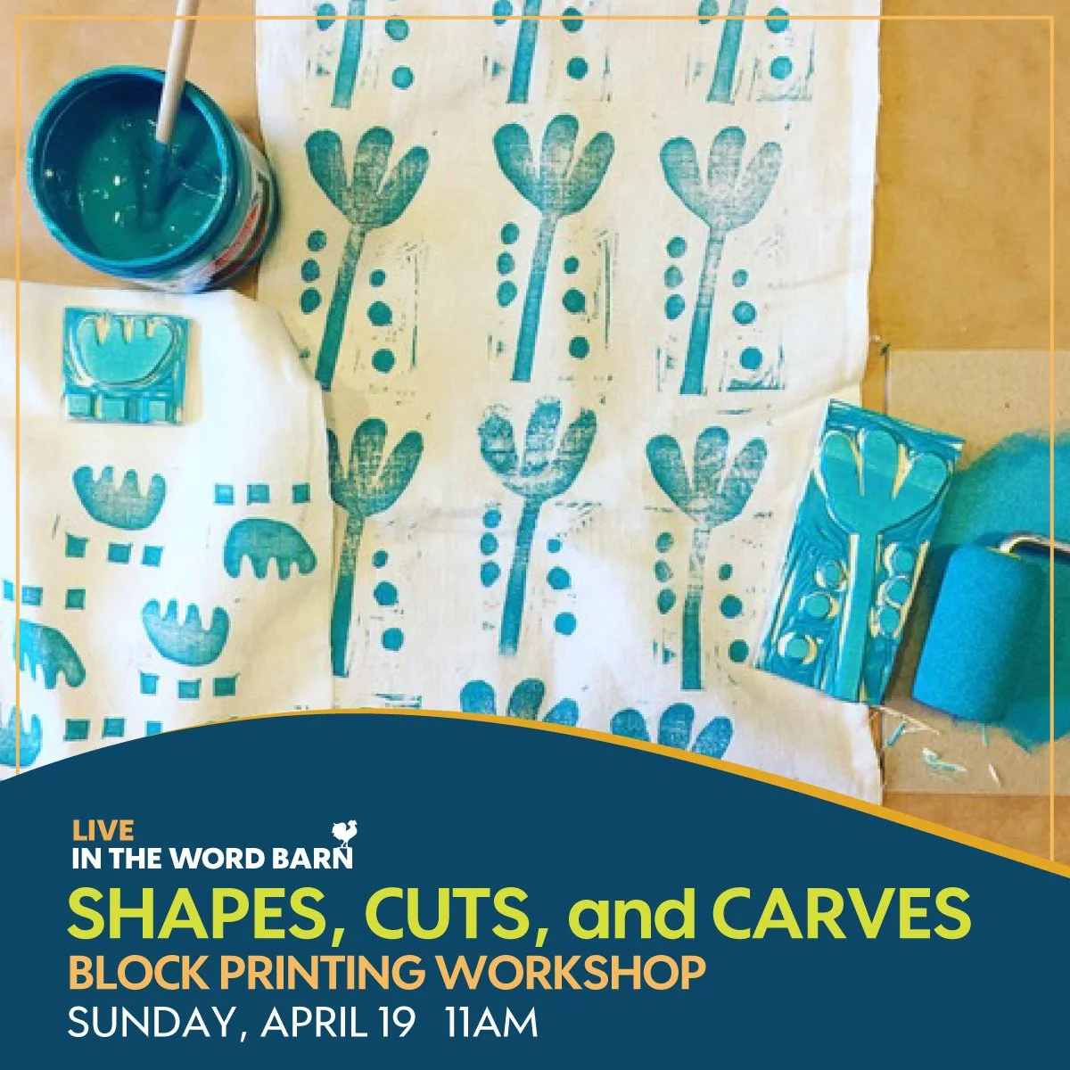 Shapes, Cuts and Carves - A Block Printing Workshop