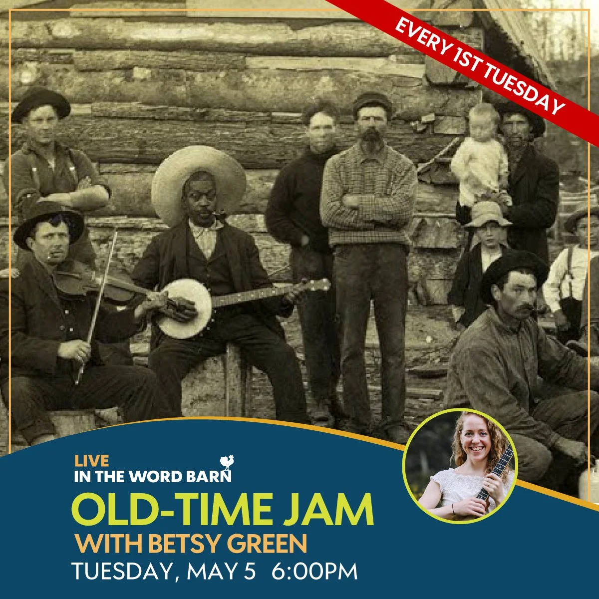 Old-Time Jam Session w/Betsy Green