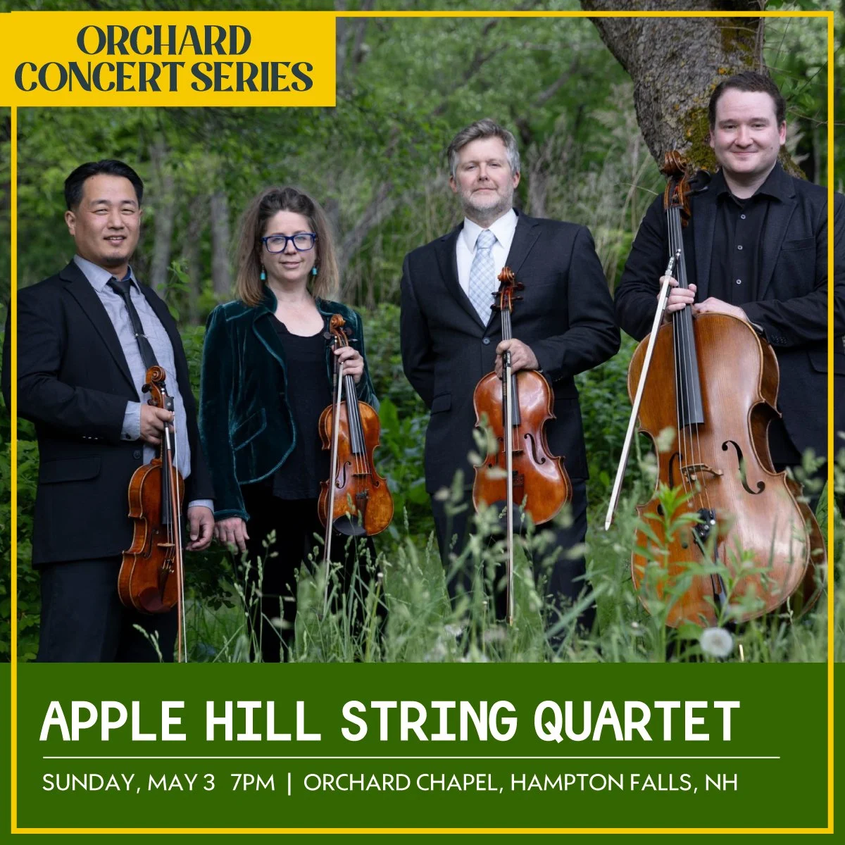 Orchard Concert Series: Apple Hill String Quartet