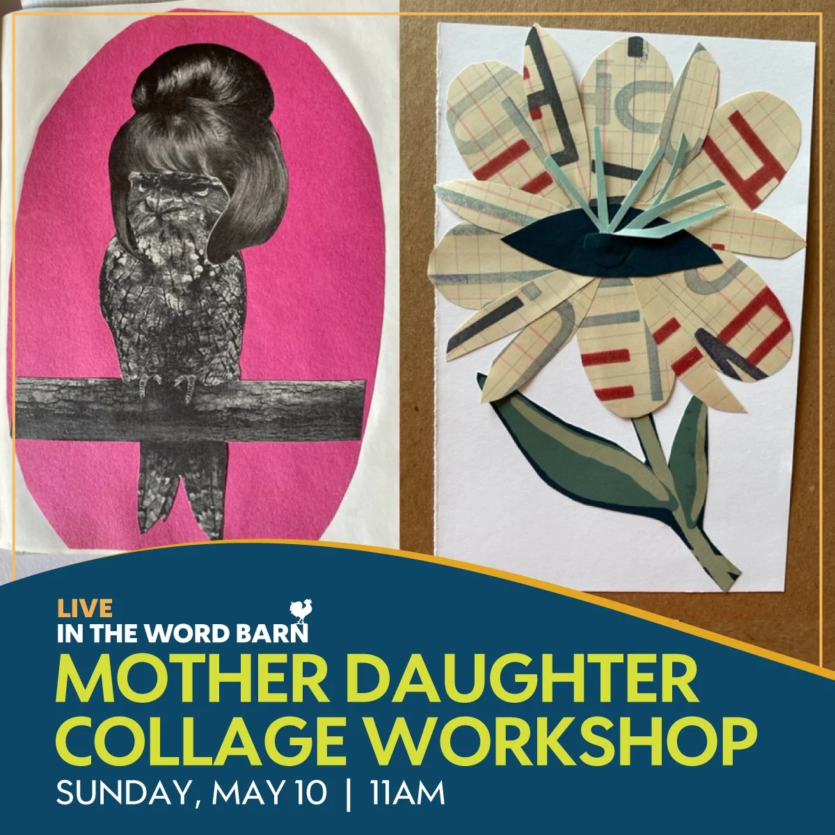 Mother Daughter Collage Workshop