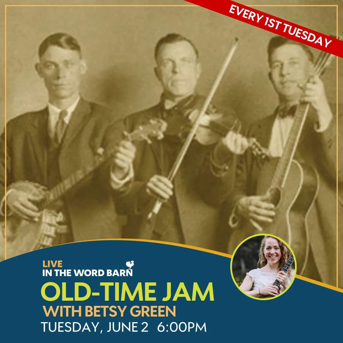 Old-Time Jam Session w/Betsy Green