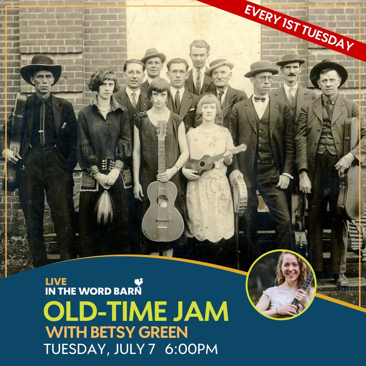 Old-Time Jam Session w/Betsy Green