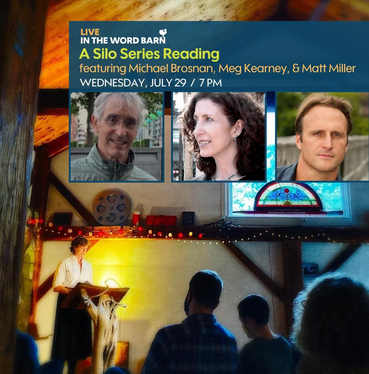 The Silo Series presents Michael Brosnan, Meg Kearney, &amp; Matt Miller