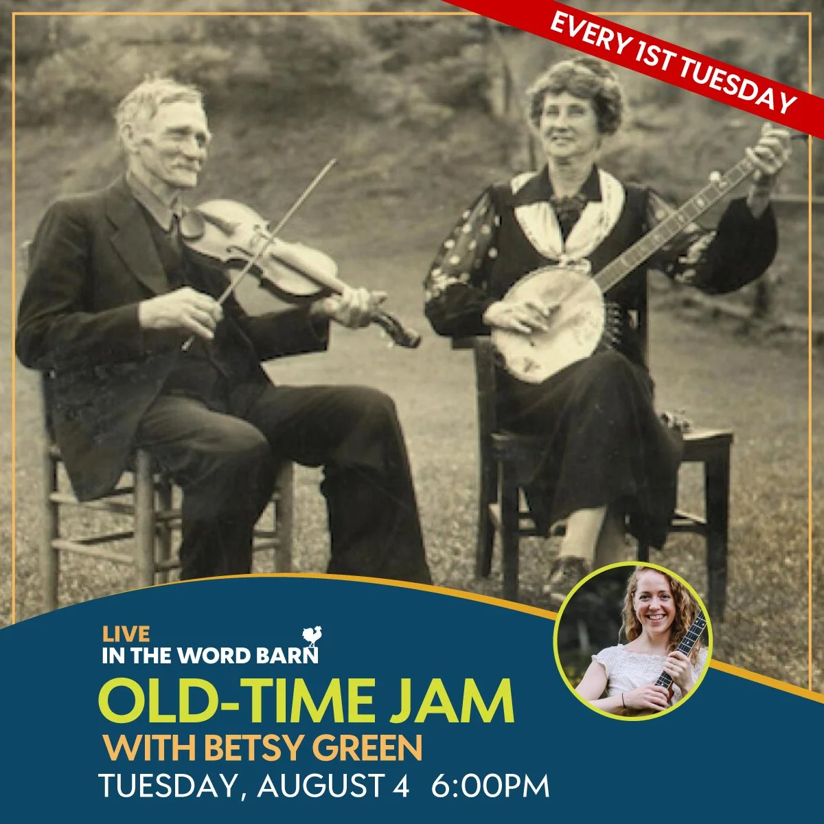 Old-Time Jam Session w/Betsy Green