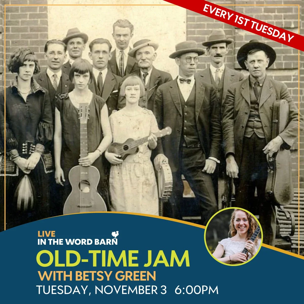 Old-Time Jam Session w/Betsy Green