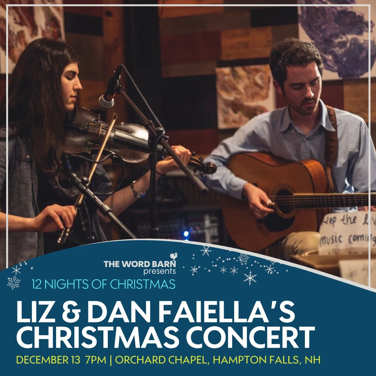 Liz &amp; Dan Faiella’s Christmas Concert