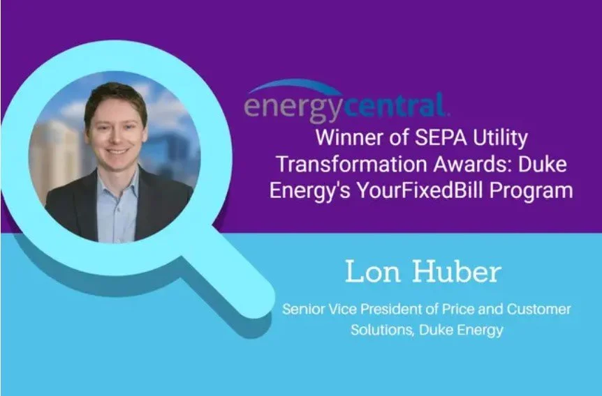 Lon Huber, Senior VP at Duke Energy, Discusses with Energy Central His Team’s SEPA Utility Transformation Award