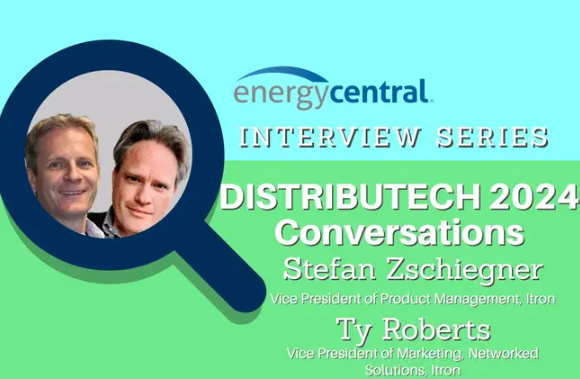 Piloting the Energy Transition with Stefan Zschiegner and Ty Roberts of Itron [Power Perspectives Conversations at Distributech 2024]