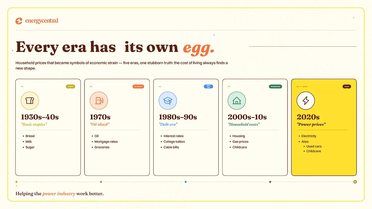 Energy as the new eggs: How power prices are scrambling the economy