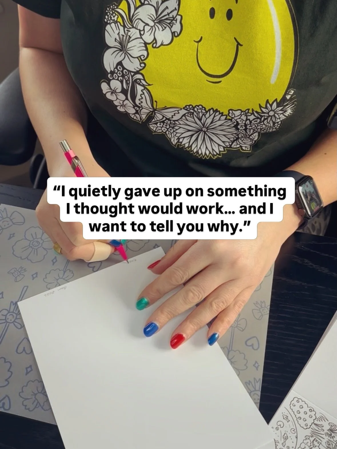 I almost didn&rsquo;t post this because admitting something didn&rsquo;t work can feel uncomfortable. But I think it&rsquo;s important to talk about the things we try &mdash; especially when they don&rsquo;t become what we imagined.

The snail mail c