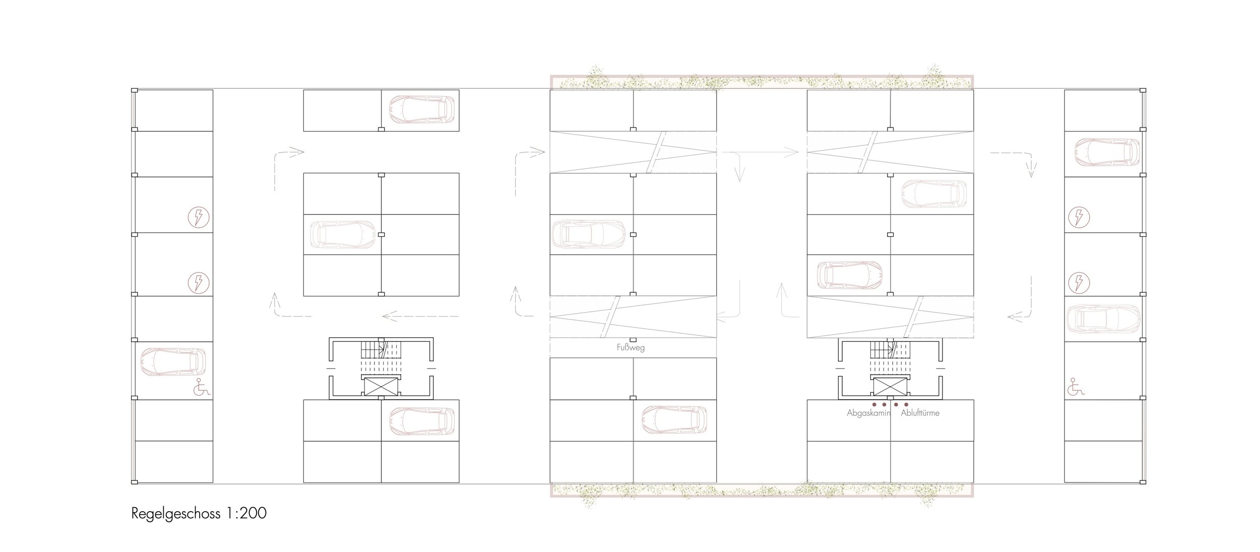 Grundriss Regelgeschoss