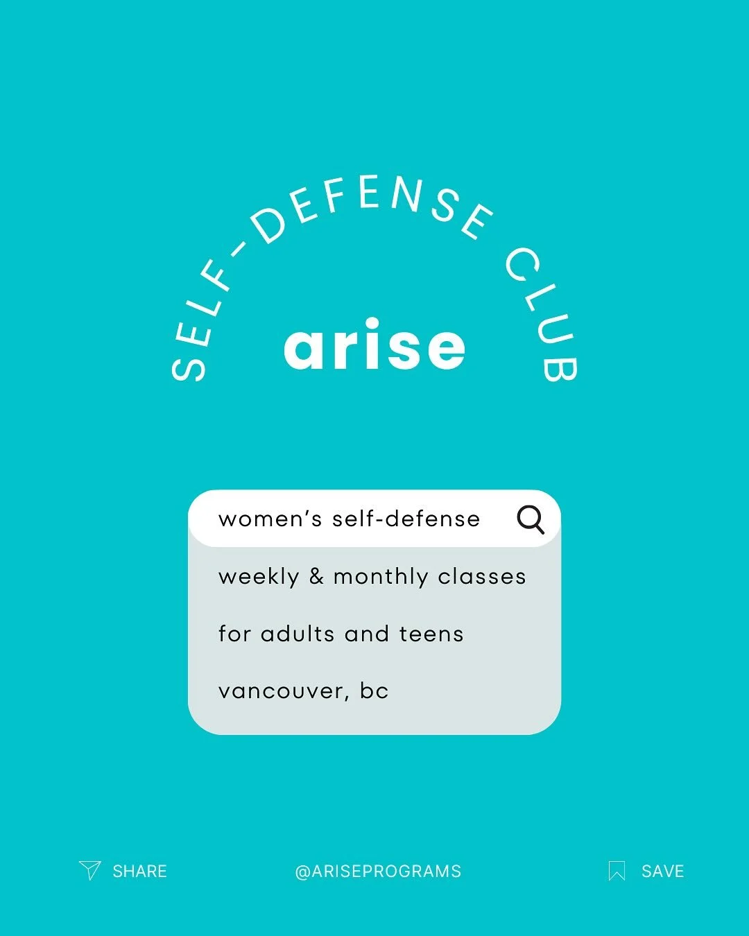 Join the Arise Self-Defense Club

It&rsquo;s more than just a class&mdash;it&rsquo;s a community

✔️ Empowerment-based self-defense
✔️ Movement + mindset + Brazilian Jiu-Jitsu
✔️ Female-led, supportive, and beginner-friendly
✔️ Build reflexes, confid