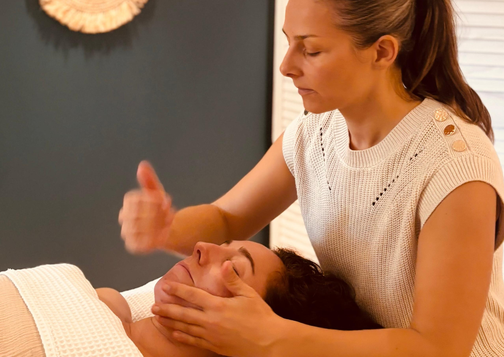 Accompagnement sur mesure massage et automassage du visage