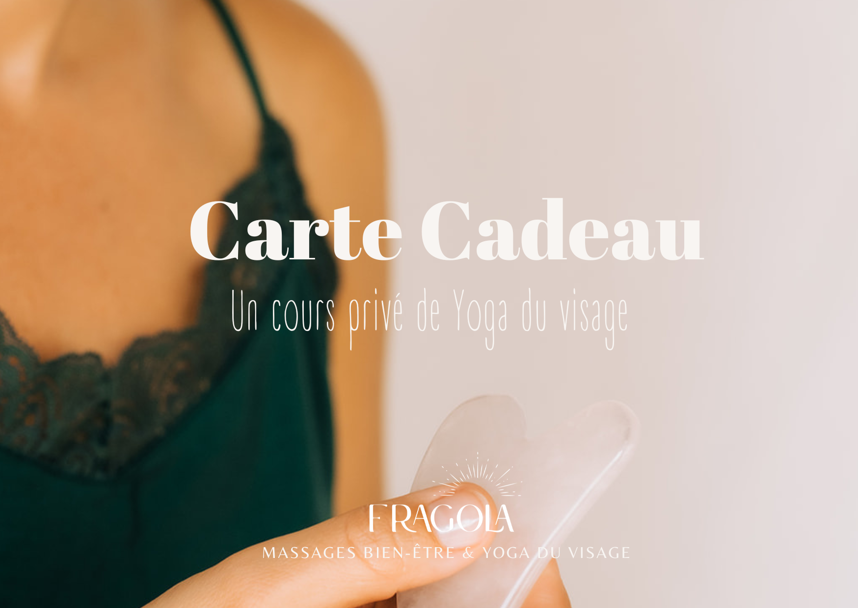 Carte cadeau cours de yoga du visage privé