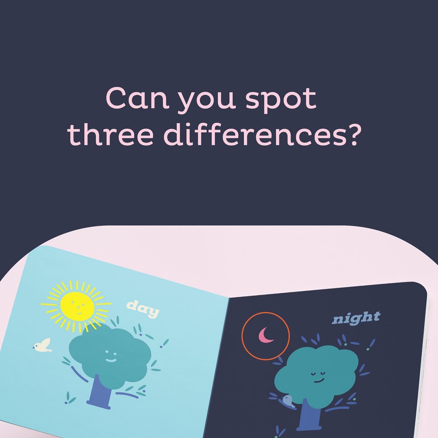 Can you spot 3 or more differences in these pictures? Swipe to play! 

Enjoy this bonus playtime activity in our new playful bilingual book, Book of Opposites launching this week!