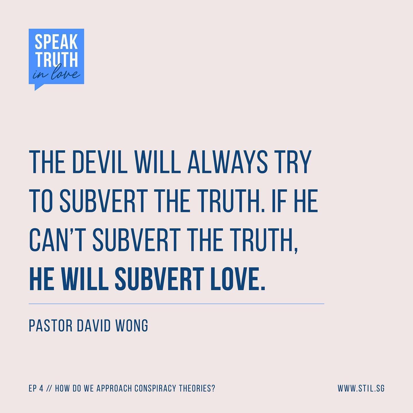 The Bible states that if we do not have love, we are only a resounding gong or a clanging cymbal. If we want to speak truth, we must first love.