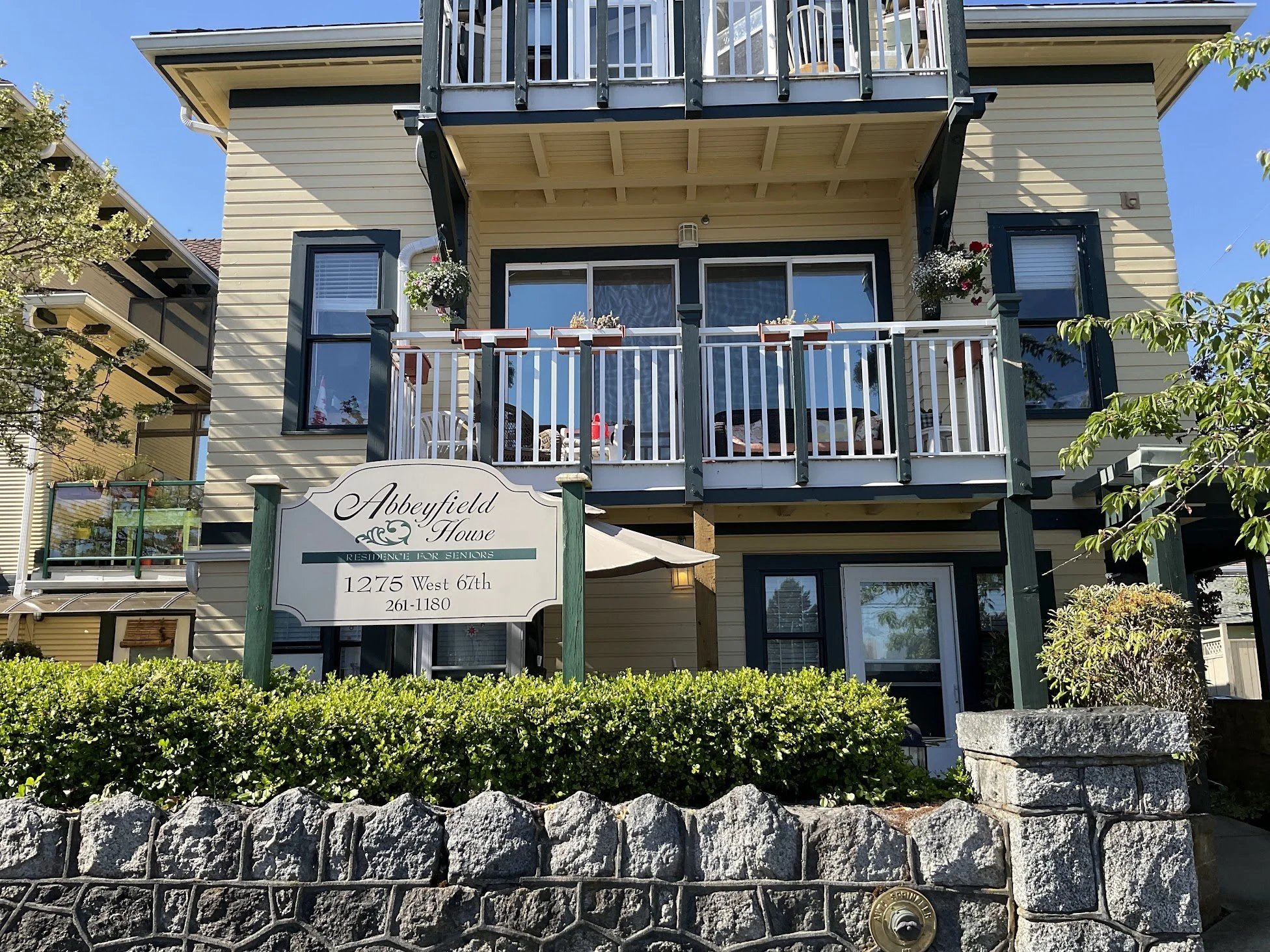 Abbeyfield House, front-view.