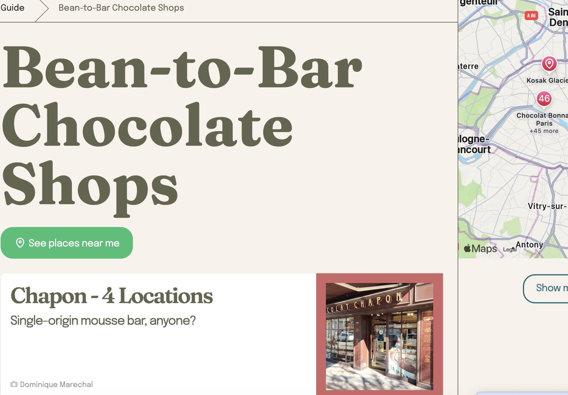 Paris’s Best Chocolate Shops, Mapped in a New Digital Guide