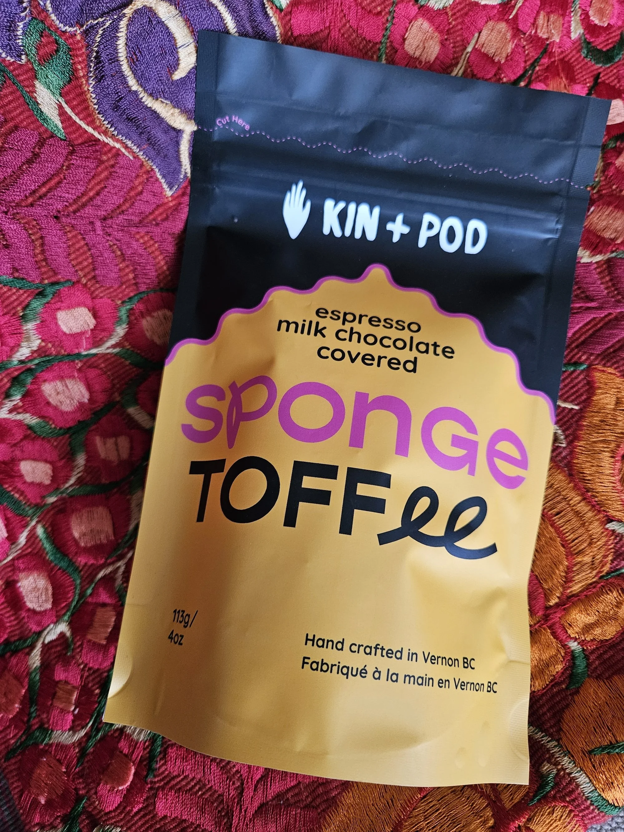 Kin + Pod sponge toffee