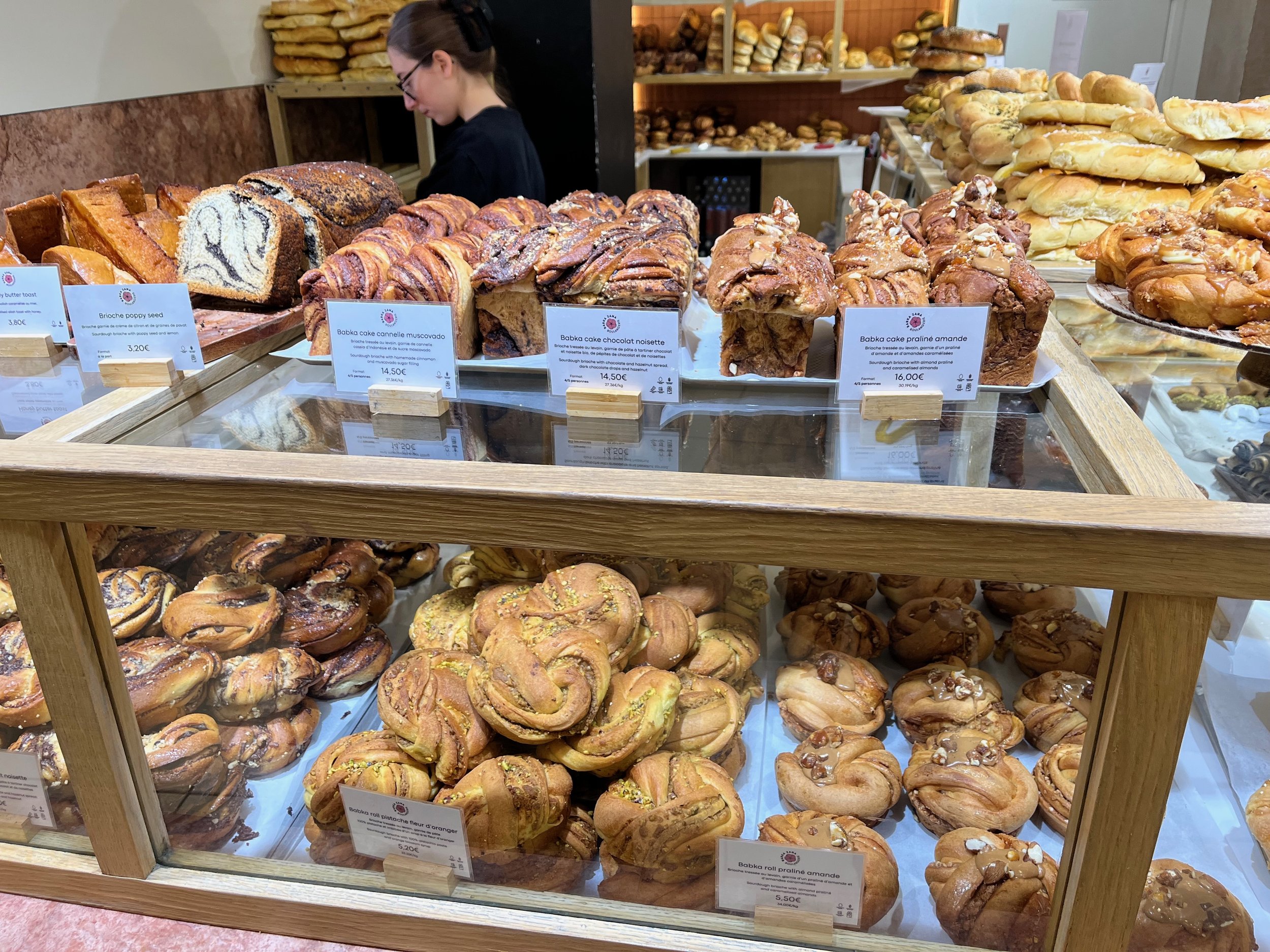 Babka on offer at Babka Zana at Galeries Lafayette Le Gourmet