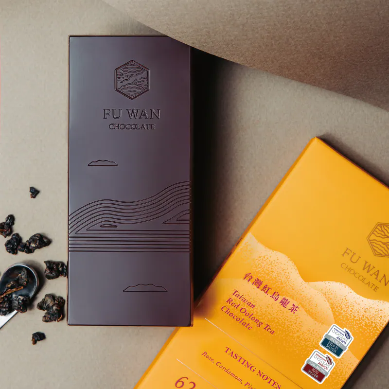 Fuwan Chocolate Red Oolong Tea Chocolate 62%
