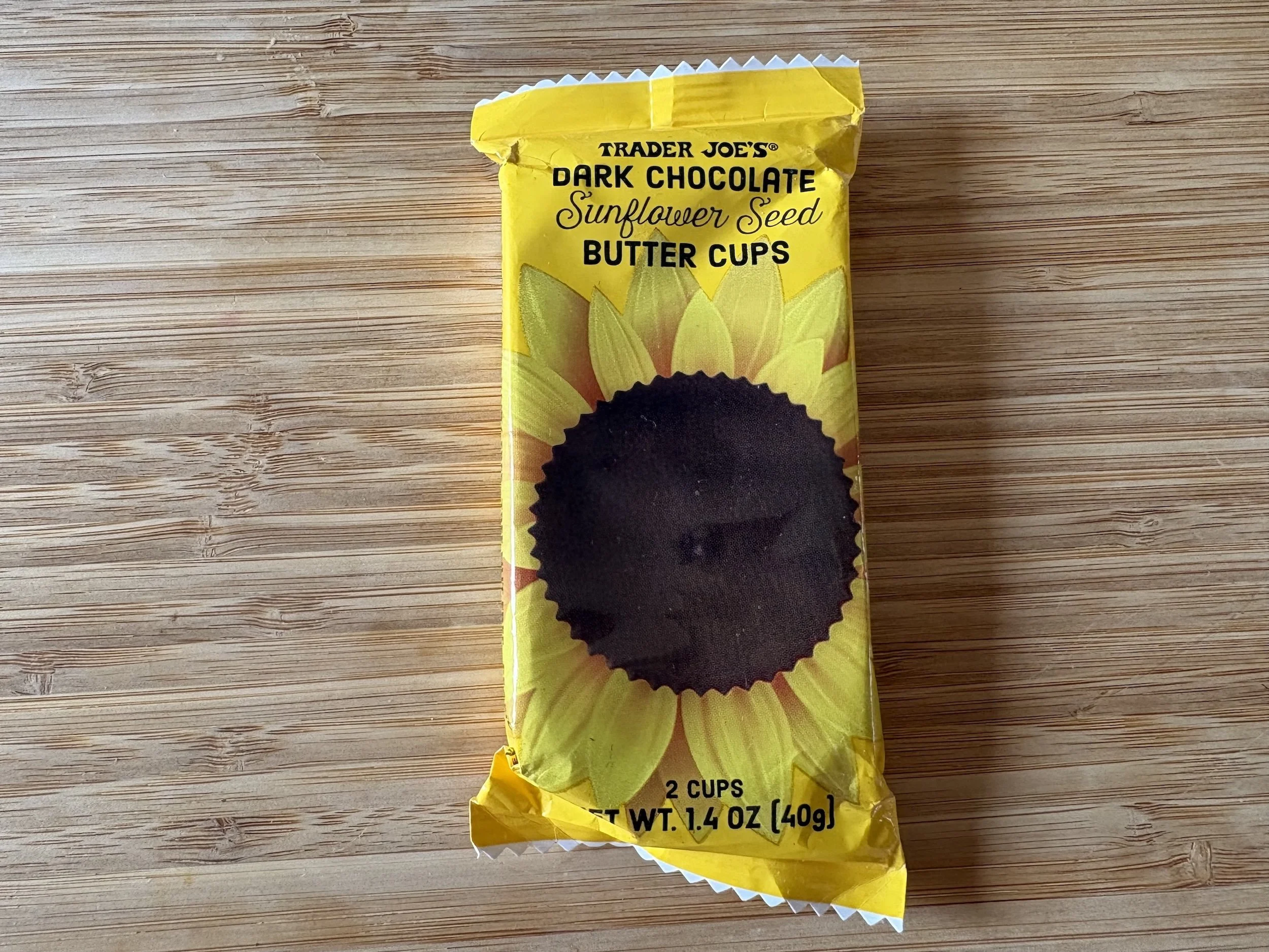 Dark Chocolate Sunflower Seed Butter Cups