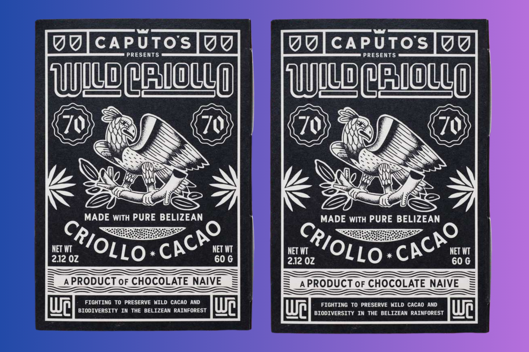 Caputo’s x Chocolate Naive’s Wild Criollo 70%