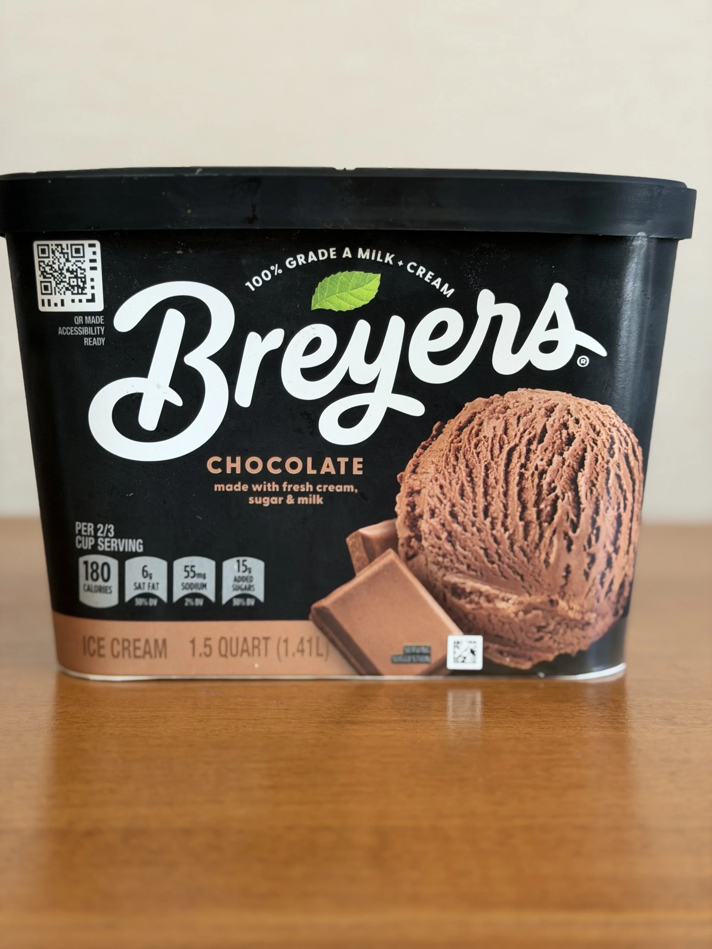 Breyer's Chocolate ice cream