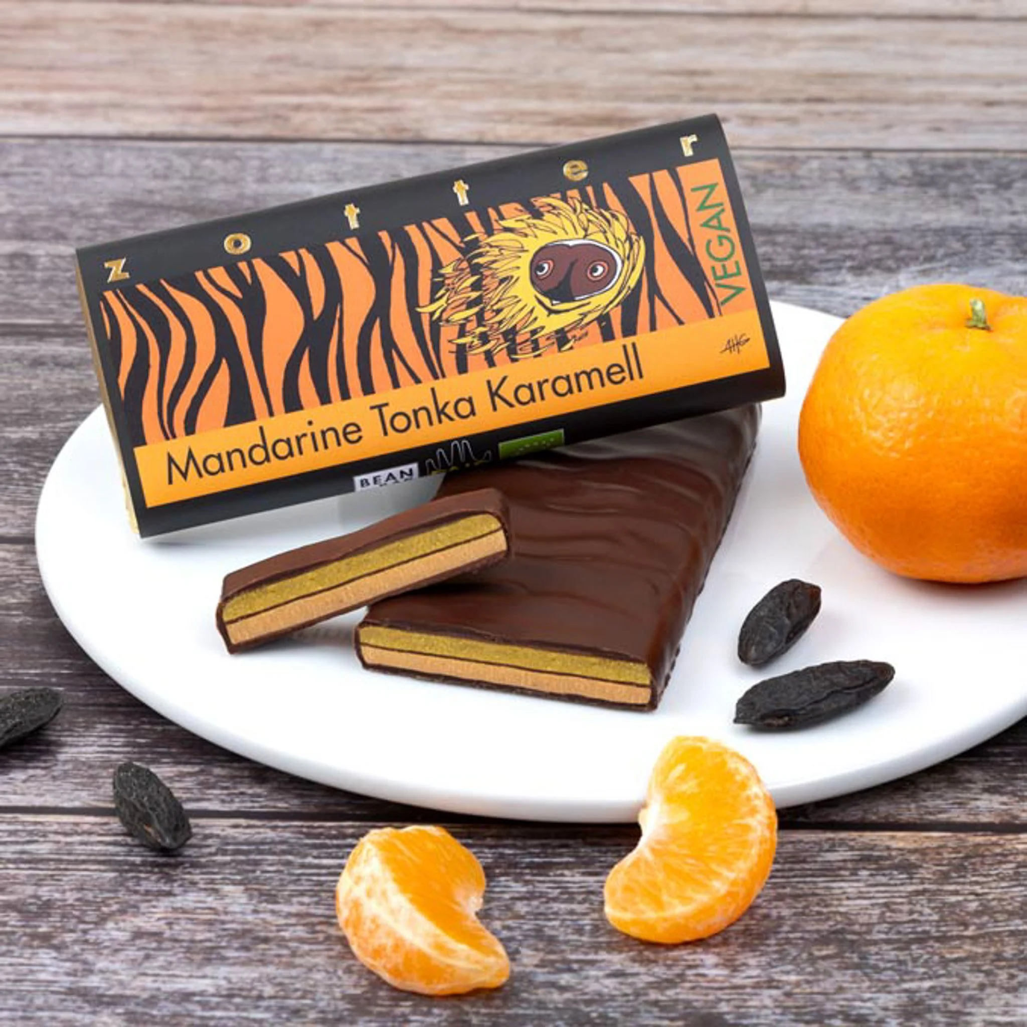 Zotter Chocolate Tangerine Tonka Caramel