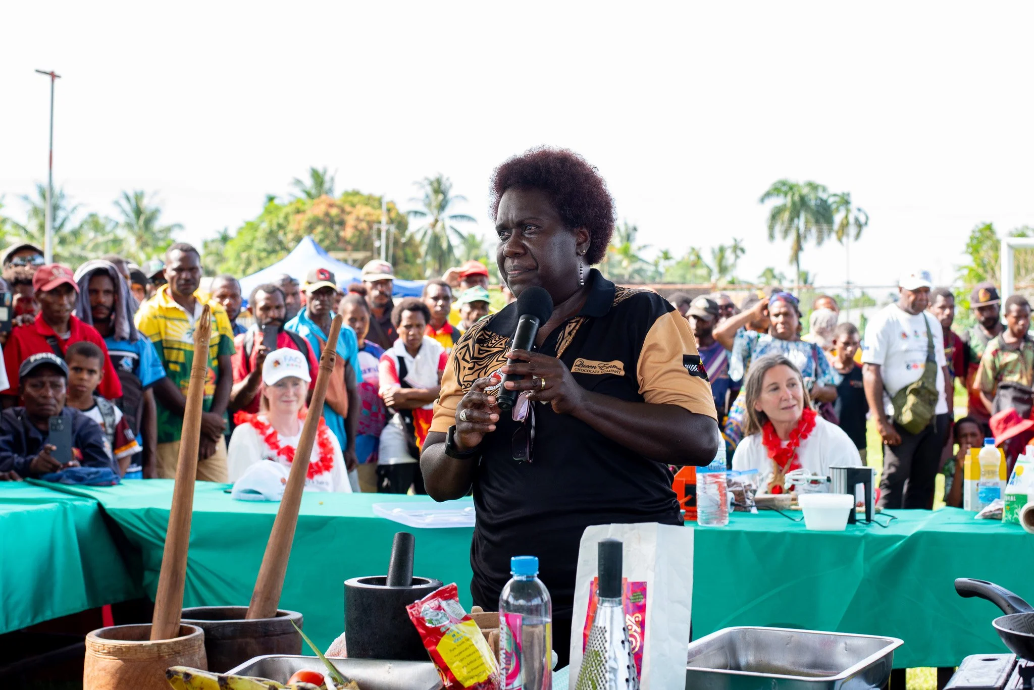 Karina Makori, the General Manager of Queen Emma Chocolate