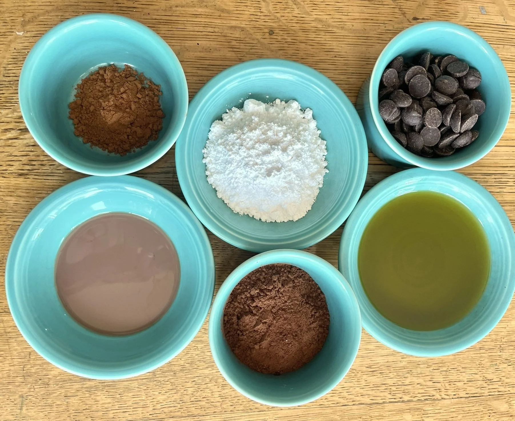 Chocolate Olive Oil Spread ingredients