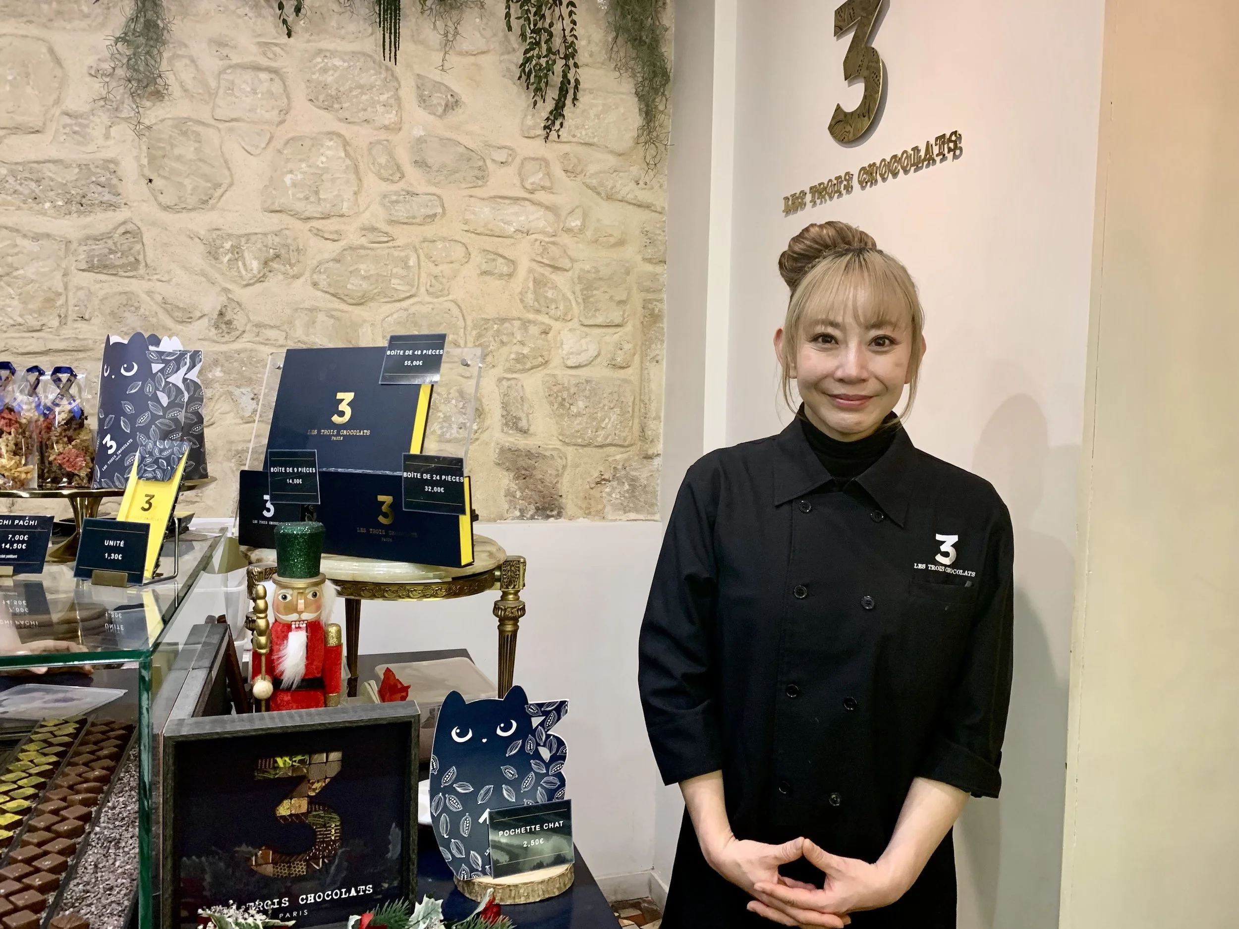 Emiko Sano of Les Trois Chocolates