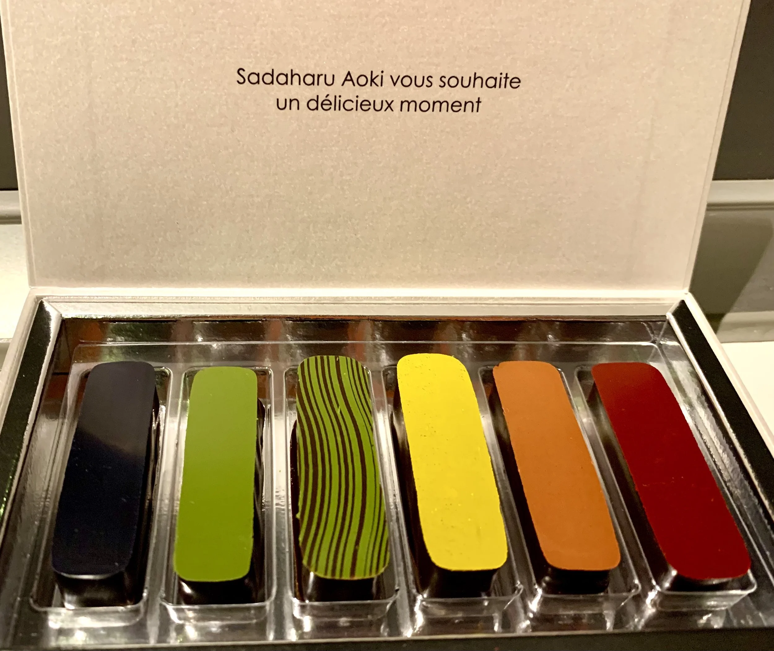 Sadaharu Aoki's paintbox chocolates