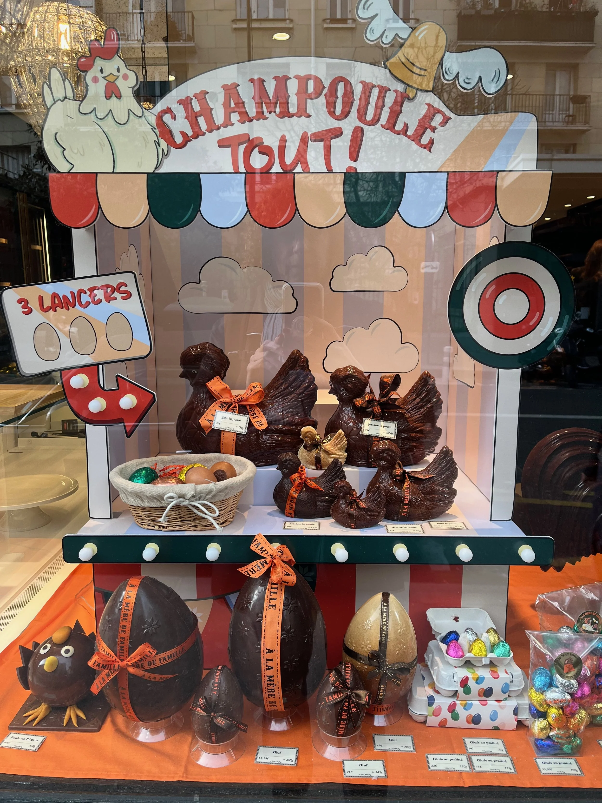 A spring storefront design at La Grande Épicerie